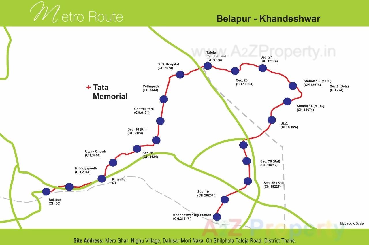  of real estate project Mera Ghar located at Nighu, Thane, Maharashtra