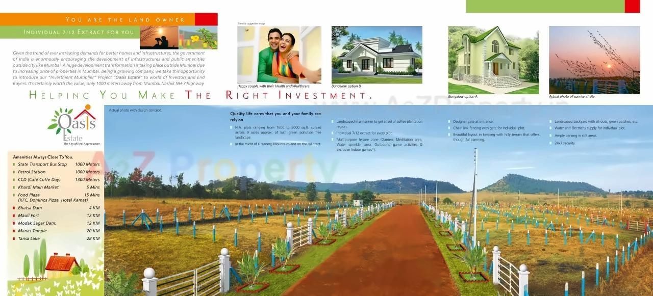 3D Elevation of real estate project Mirador Oasis Estate located at Kukambhe, Thane, Maharashtra