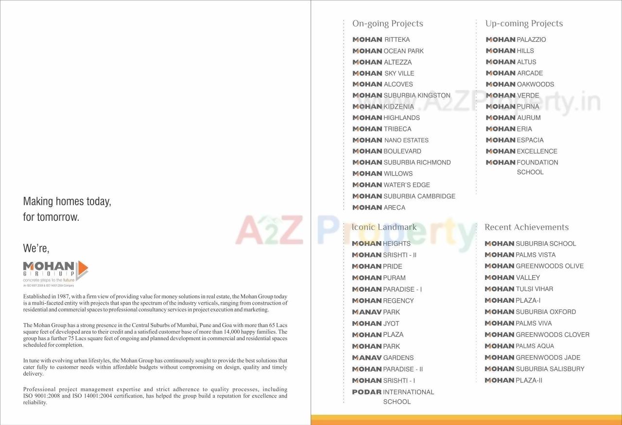  of real estate project Mohan Areca located at Badlapur-m-cl, Thane, Maharashtra