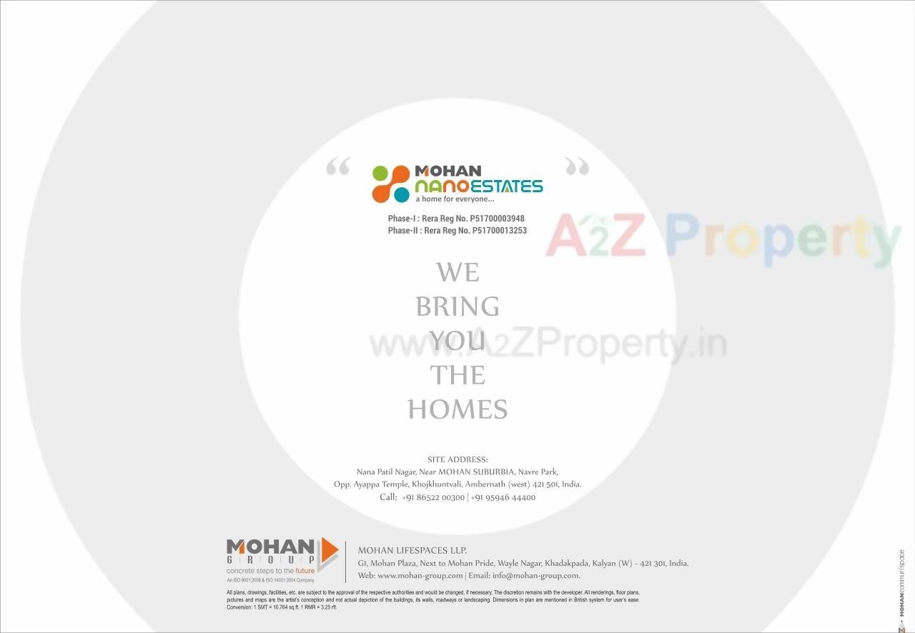 of real estate project Mohan Nano Estates located at Ambarnathm-cl, Thane, Maharashtra