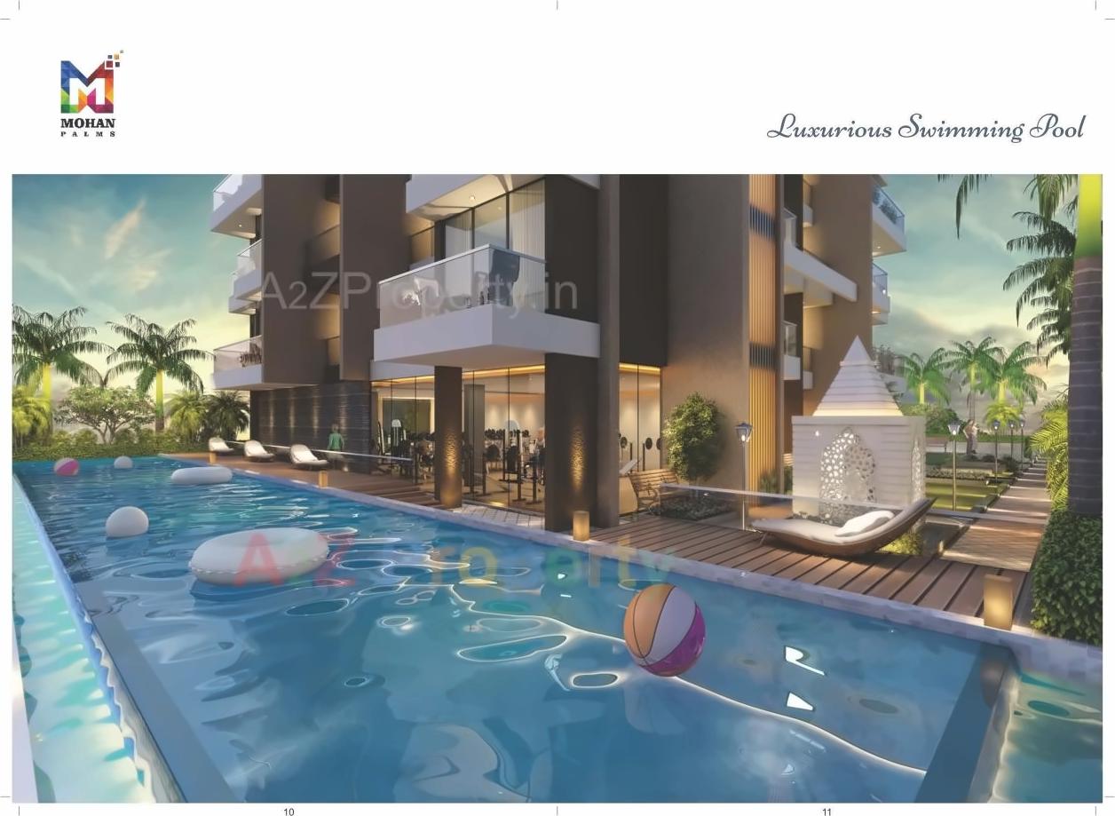 3D Elevation of real estate project Mohan Palms located at Navi-mumbai-m-corp, Thane, Maharashtra