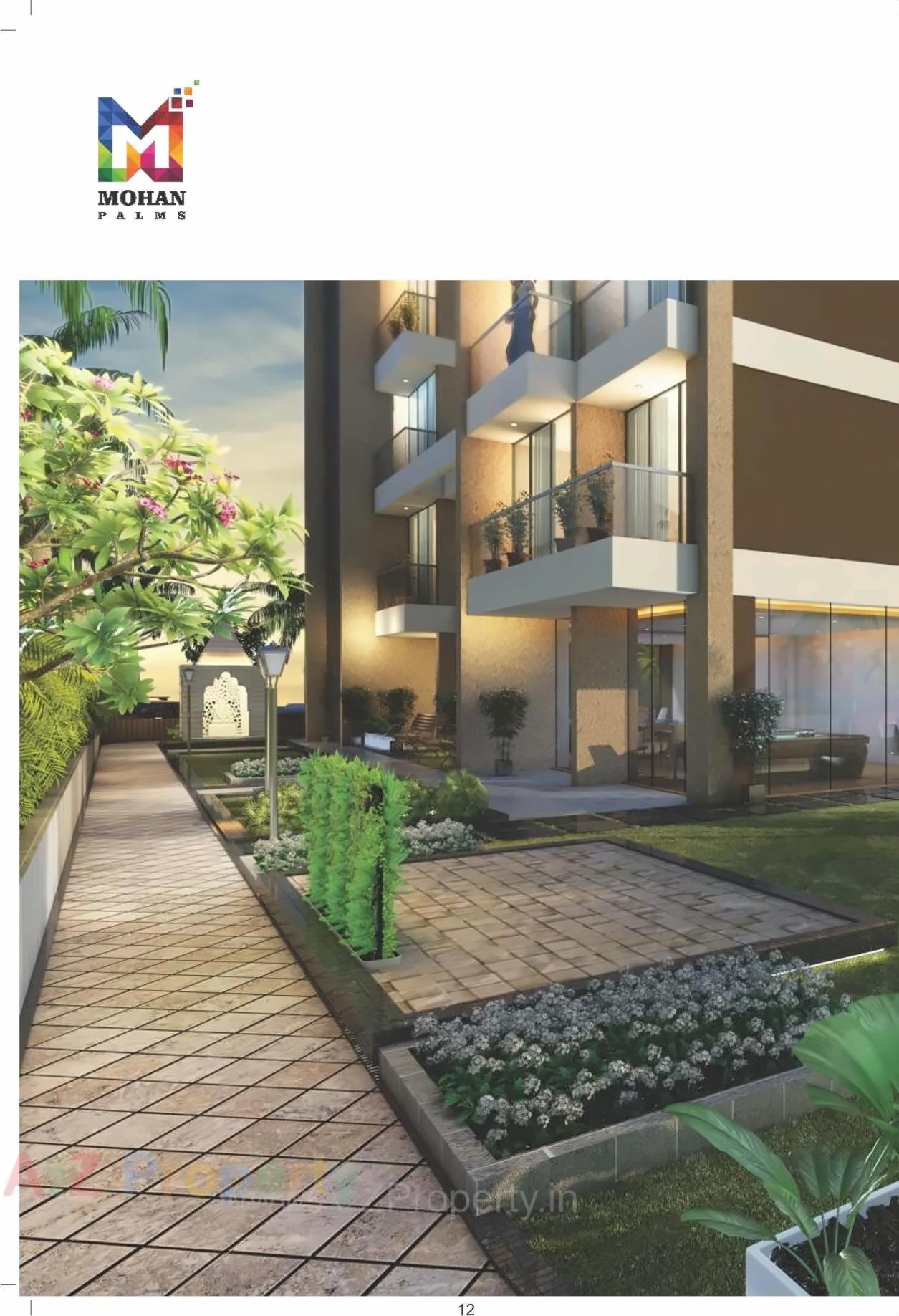 3D Elevation of real estate project Mohan Palms located at Navi-mumbai-m-corp, Thane, Maharashtra