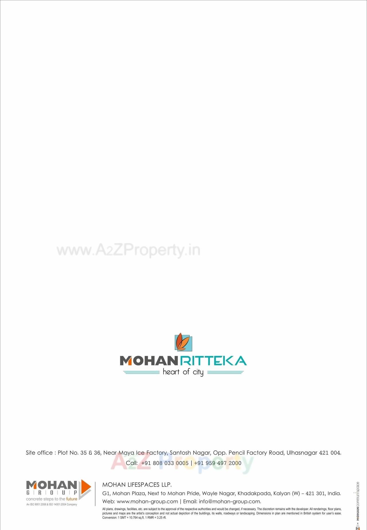  of real estate project Mohan Ritteka located at Ulhasnagar-m-corp, Thane, Maharashtra