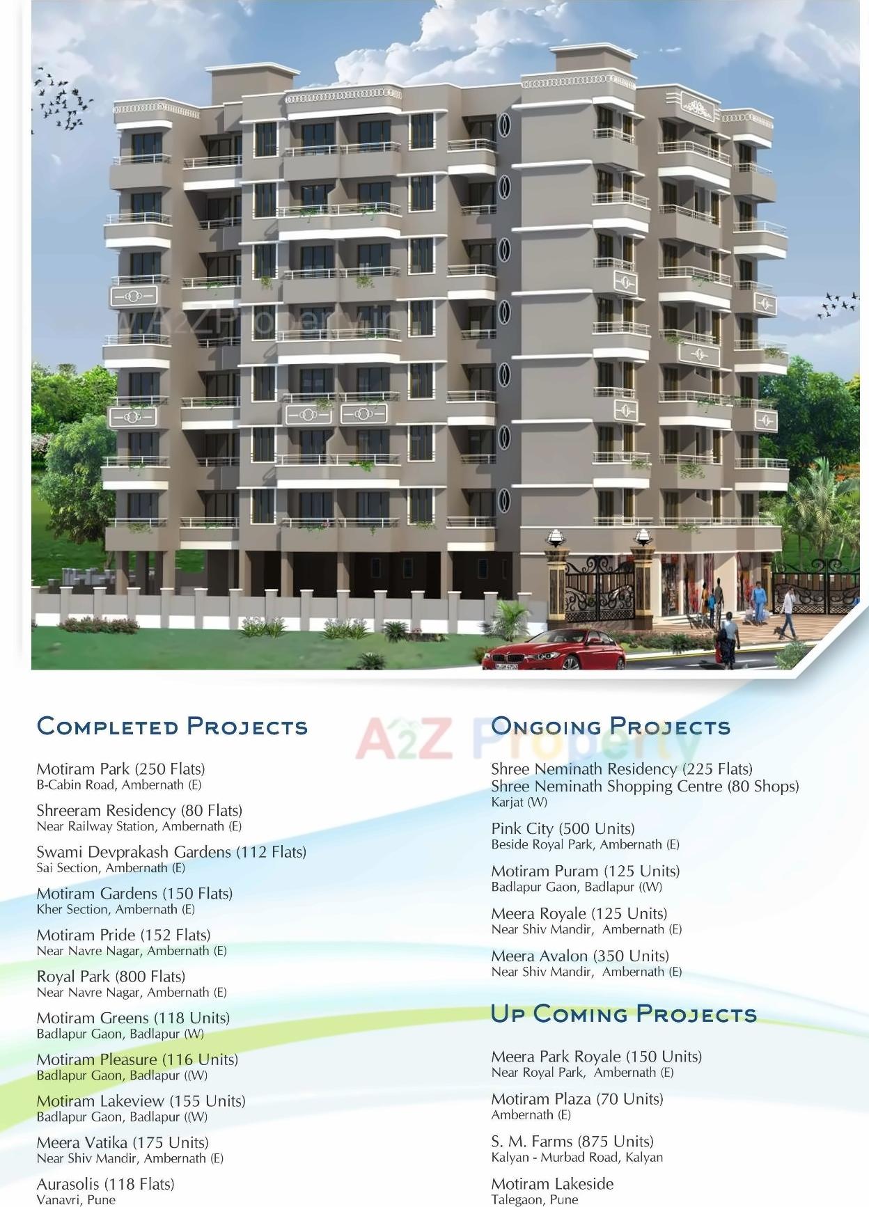 3D Elevation of real estate project Motiram Puram located at Badlapur-m-cl, Thane, Maharashtra