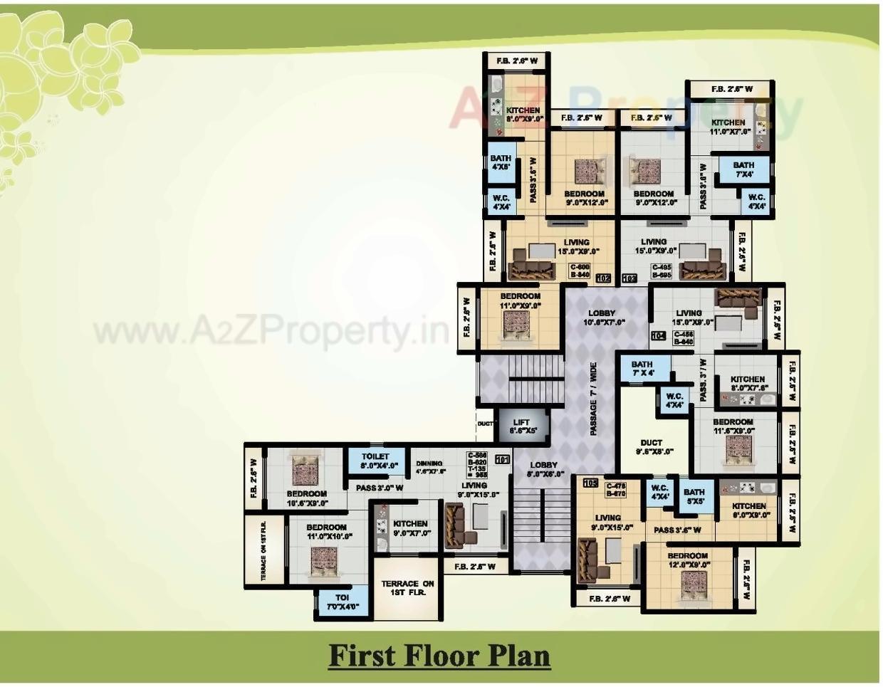 Layout of real estate project Mrunali Paradise located at Badlapur-m-cl, Thane, Maharashtra