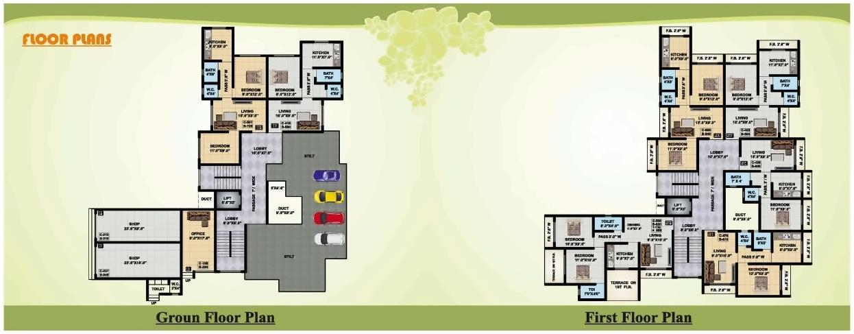 Layout of real estate project Mrunali Paradise located at Badlapur-m-cl, Thane, Maharashtra