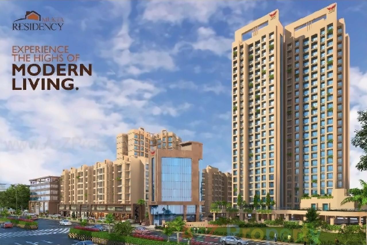 3D Elevation of real estate project Mukta Residency located at Thane-m-corp, Thane, Maharashtra
