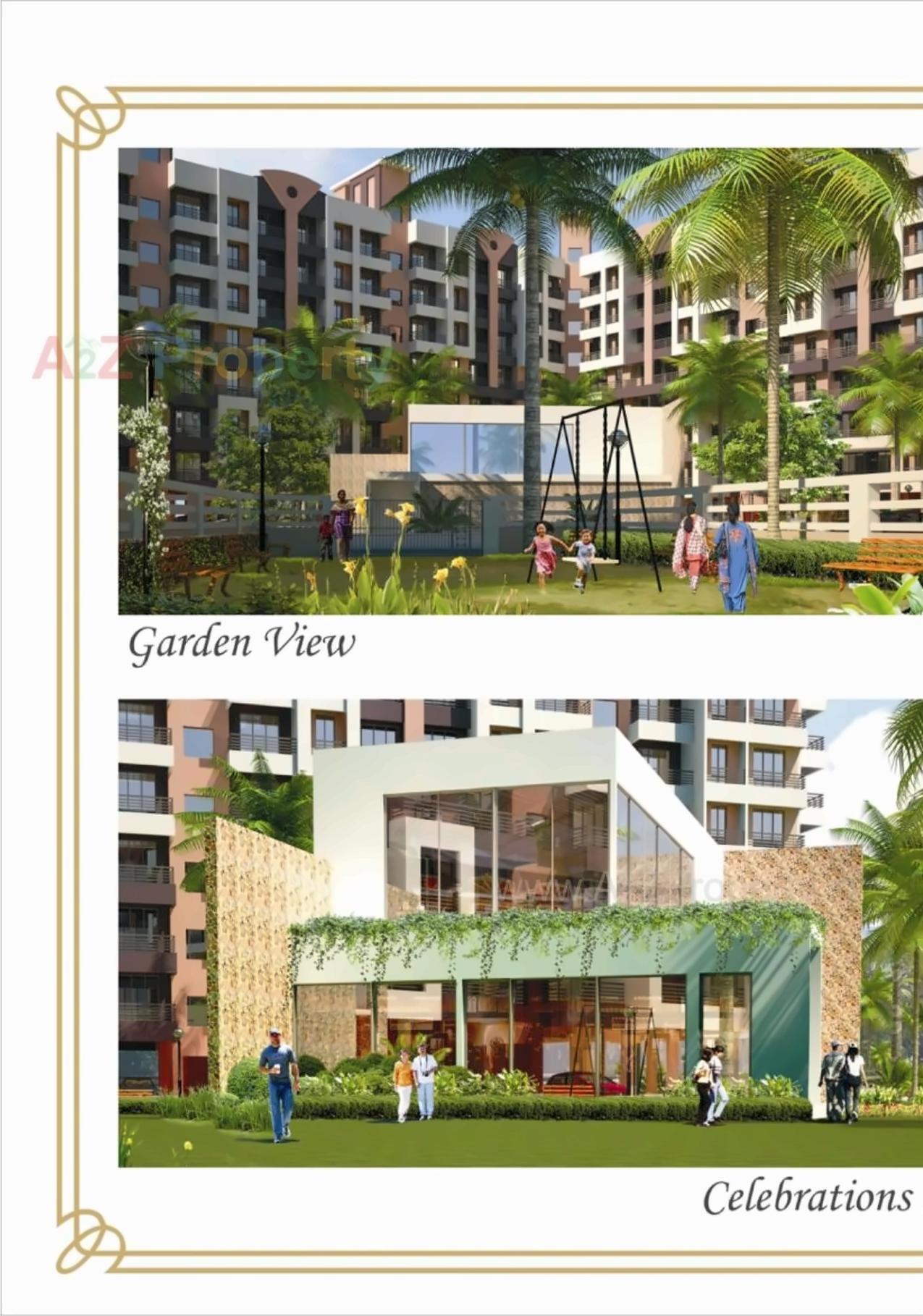 3D Elevation of real estate project Mukul Palms located at Ambarnath-r, Thane, Maharashtra