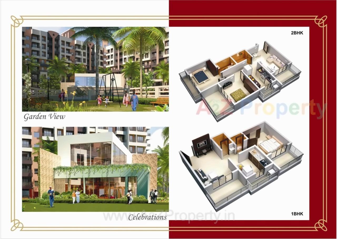 Layout of real estate project Mukul Palms located at Ambarnath-r, Thane, Maharashtra