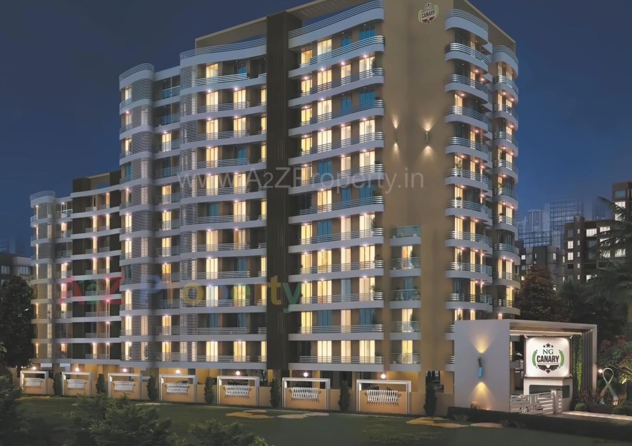 3D Elevation of real estate project N G Canary located at Mirabhayandar-m-corp, Thane, Maharashtra