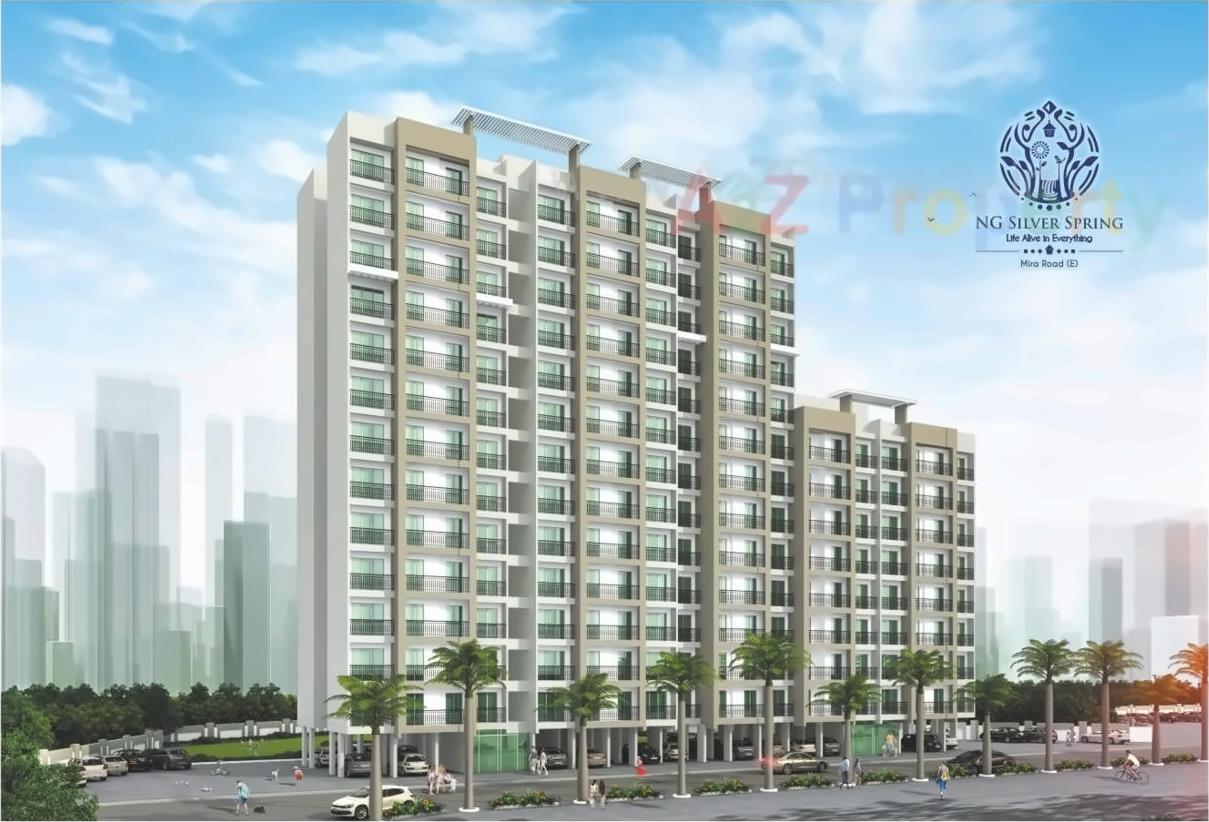 3D Elevation of real estate project N G Silver Spring located at Mirabhayandar-m-corp, Thane, Maharashtra