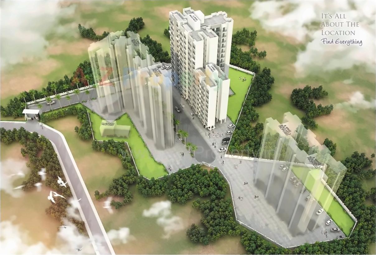3D Elevation of real estate project N G Silver Spring located at Mirabhayandar-m-corp, Thane, Maharashtra