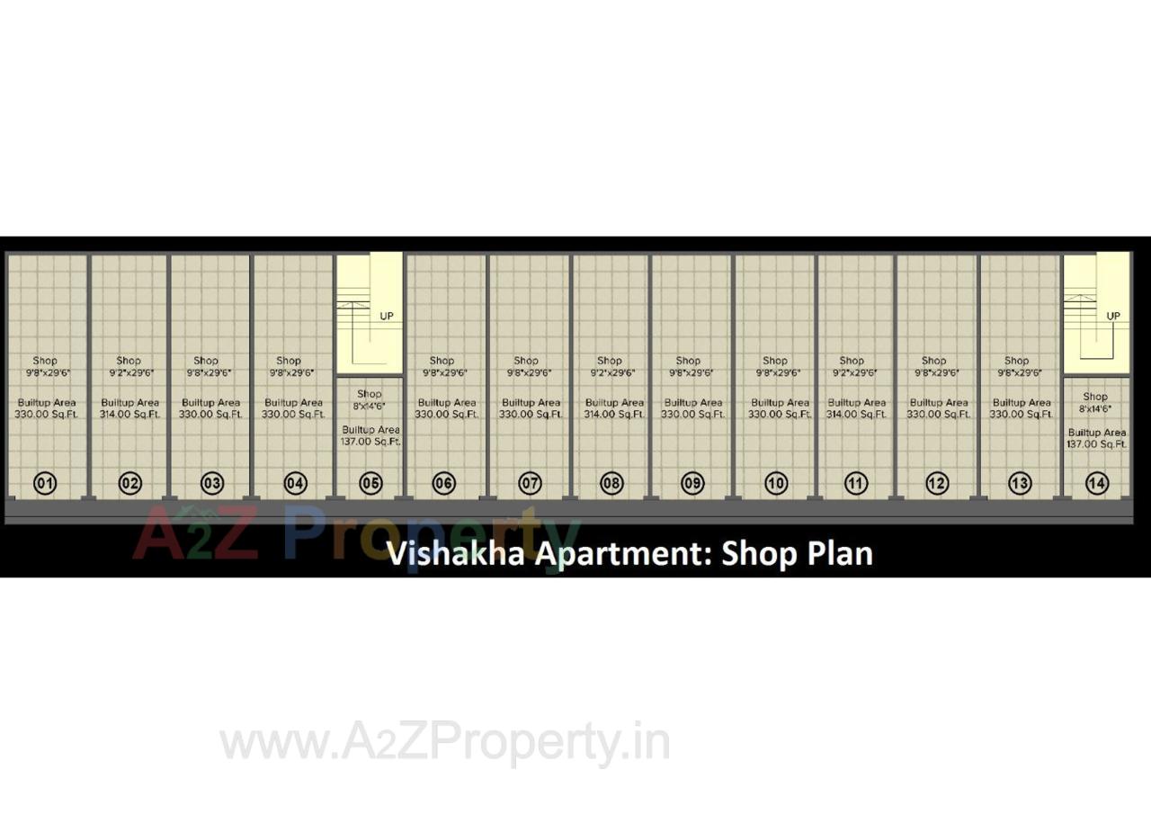 Layout of real estate project Nakshatra located at Kudsavare, Thane, Maharashtra