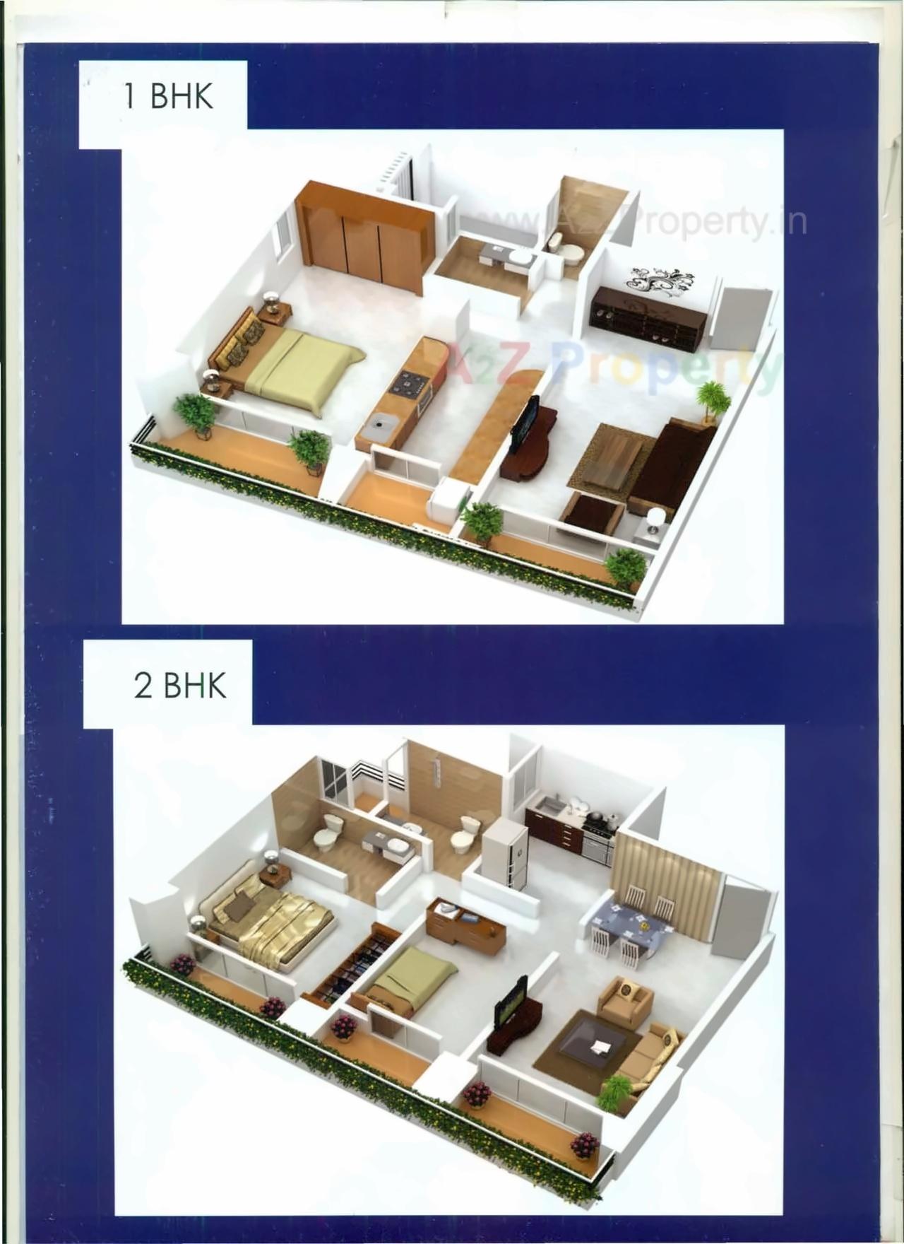 Layout of real estate project Natasha Enclave located at Thane-m-corp, Thane, Maharashtra