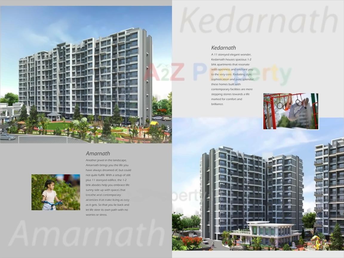 3D Elevation of real estate project Neelkanth Shrushti located at Kalyandombivali-m-corp, Thane, Maharashtra