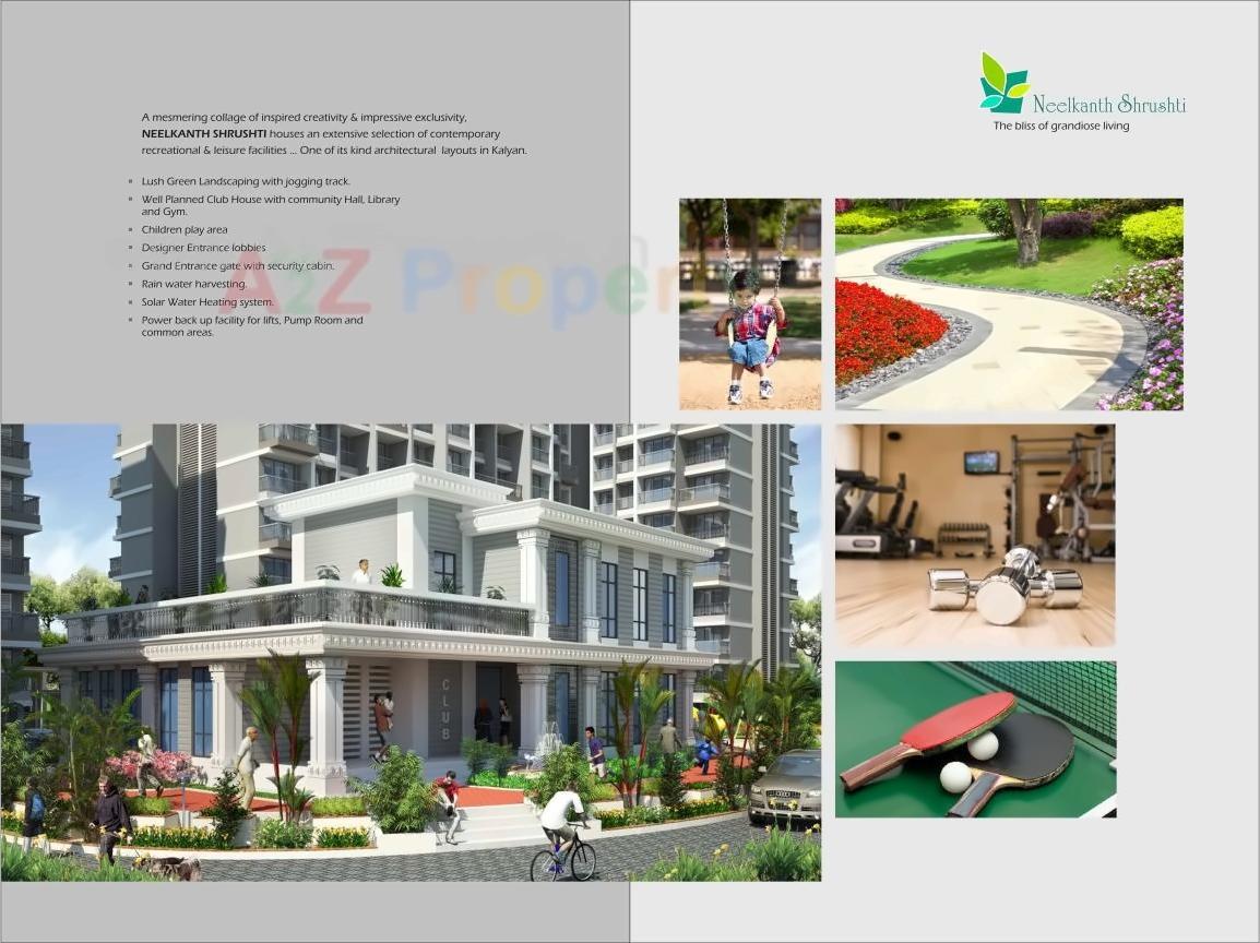 3D Elevation of real estate project Neelkanth Shrushti located at Kalyandombivali-m-corp, Thane, Maharashtra