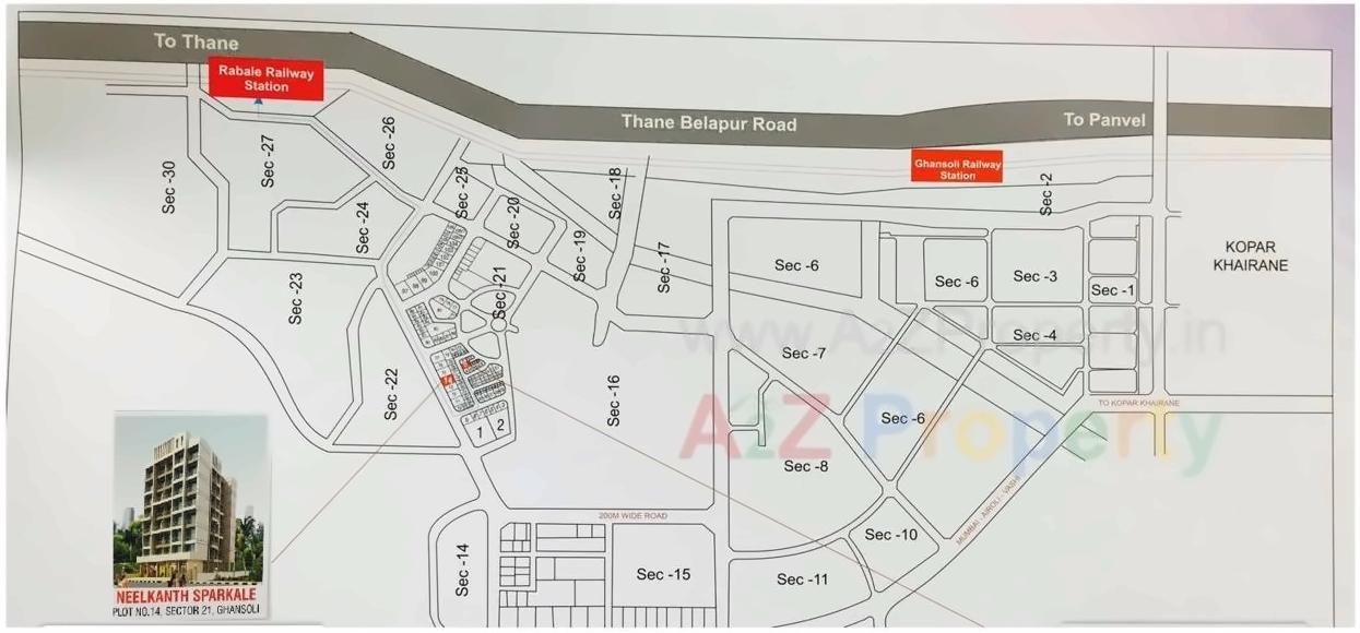  of real estate project Neelkanth Sparkle located at Navi-mumbai-m-corp, Thane, Maharashtra