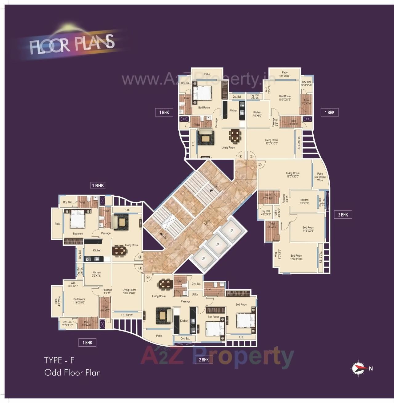 Layout of real estate project New Era located at Kalyandombivali-m-corp, Thane, Maharashtra