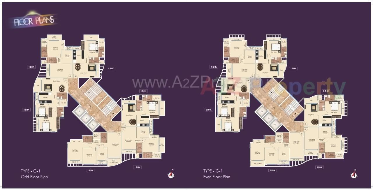 Layout of real estate project New Era located at Kalyandombivali-m-corp, Thane, Maharashtra