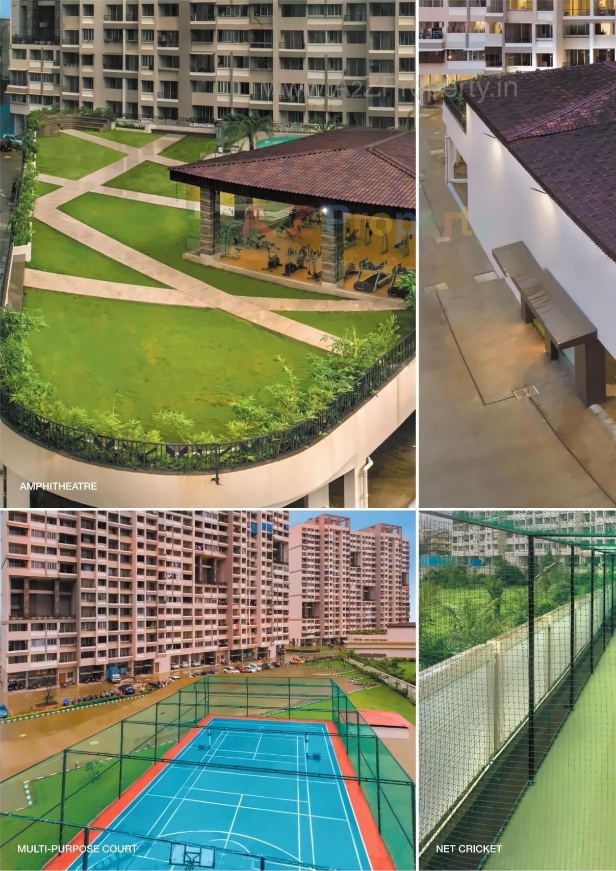 3D Elevation of real estate project Nisarg Greens located at Badlapur-m-cl, Thane, Maharashtra