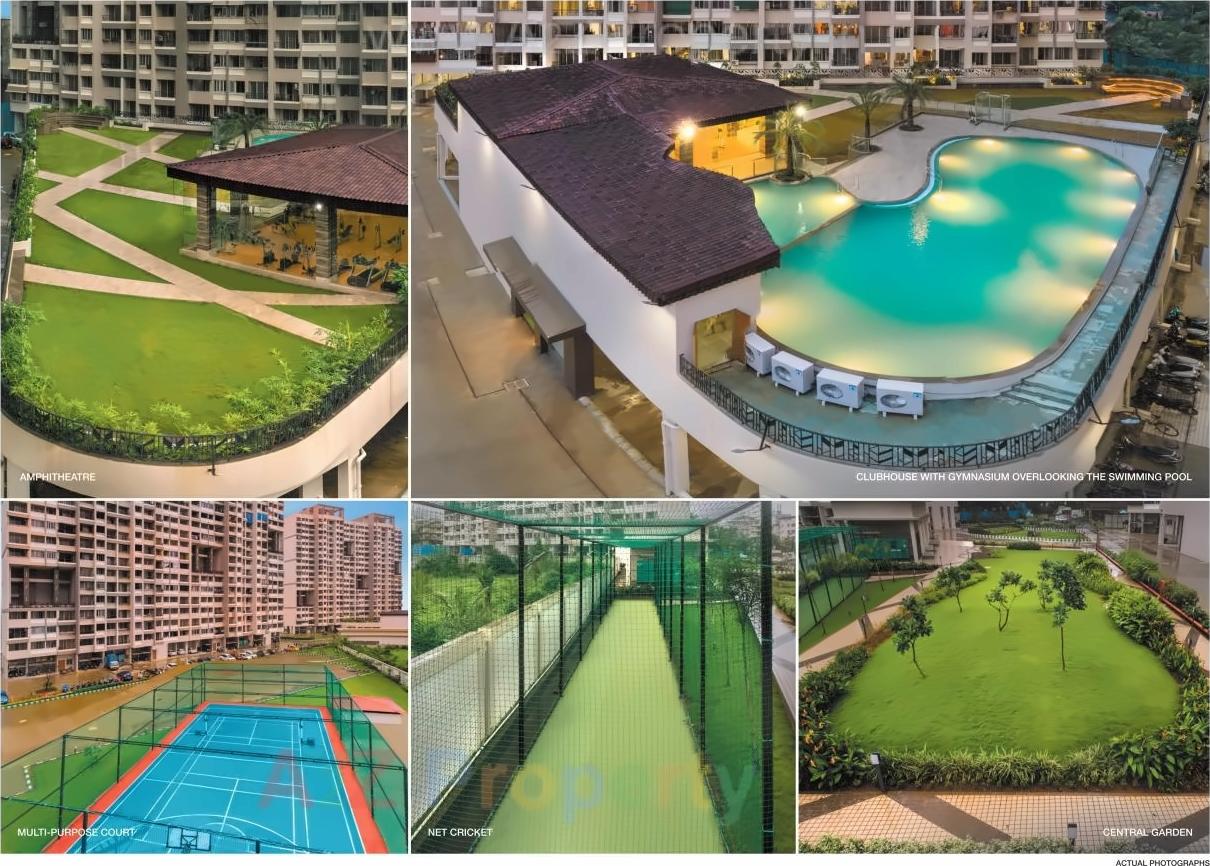 3D Elevation of real estate project Nisarg Greens located at Badlapur-m-cl, Thane, Maharashtra