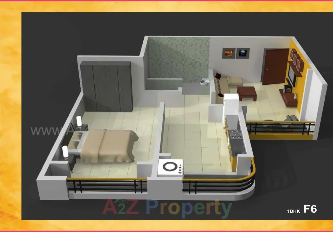 Layout of real estate project Om Sai Home located at Bhiwandi-m-corp, Thane, Maharashtra