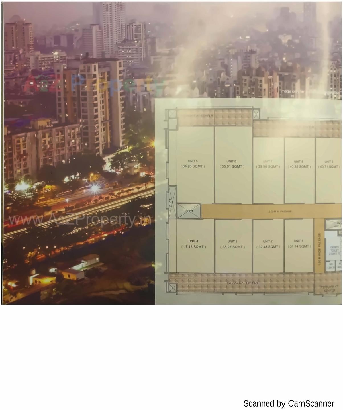 Layout of real estate project Omega Business Park located at Thane-m-corp, Thane, Maharashtra