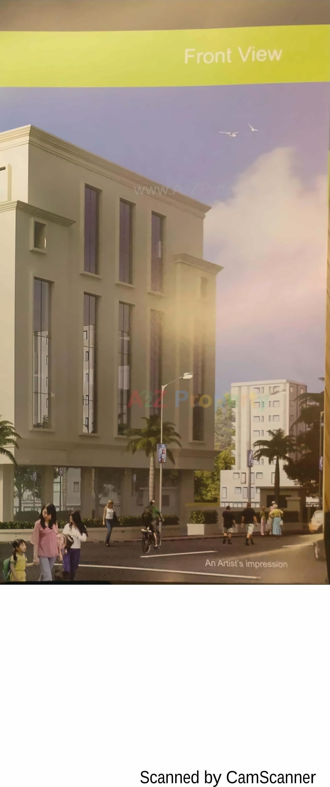 3D Elevation of real estate project Omega Business Park located at Thane-m-corp, Thane, Maharashtra