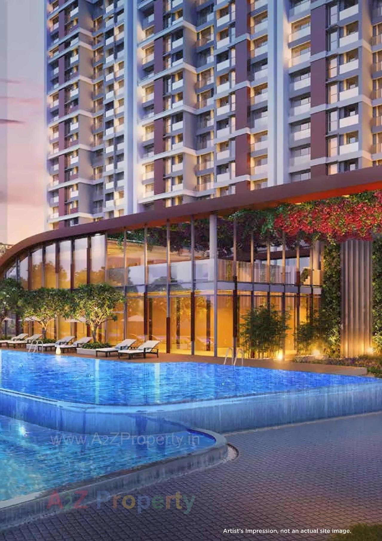 3D Elevation of real estate project Omega   Northern Lights located at Thane-m-corp, Thane, Maharashtra