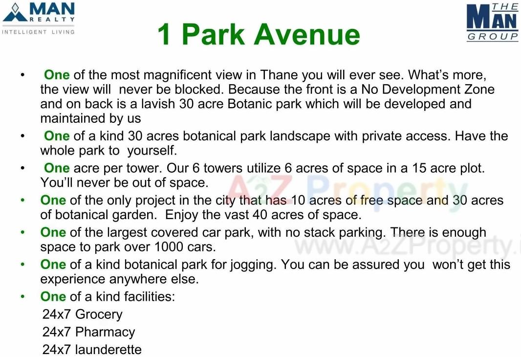 Image 17308 3 of real estate project One Park Avenue   Avenue located at Thane-m-corp, Thane, Maharashtra