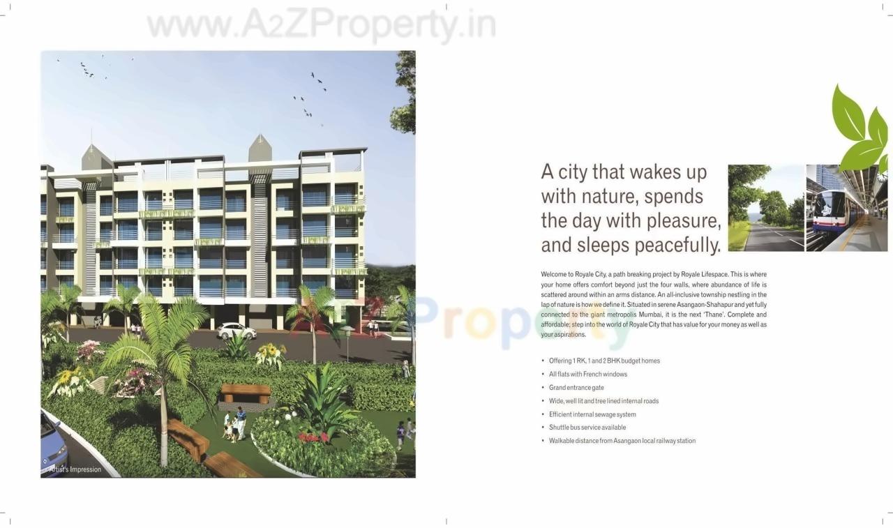 3D Elevation of real estate project Orchid located at Kalambhe, Thane, Maharashtra