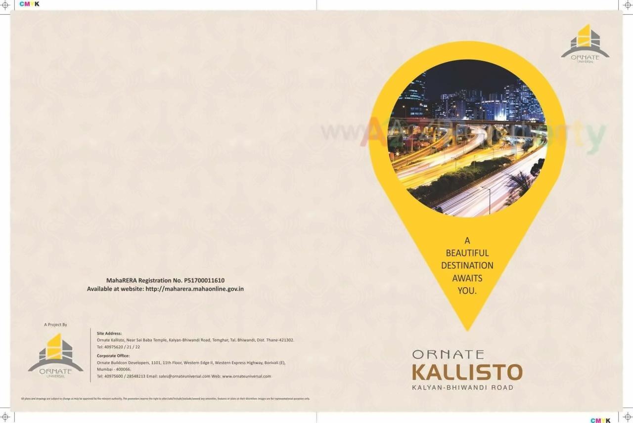  of real estate project Ornate Kallisto located at Bhiwandi-m-corp, Thane, Maharashtra