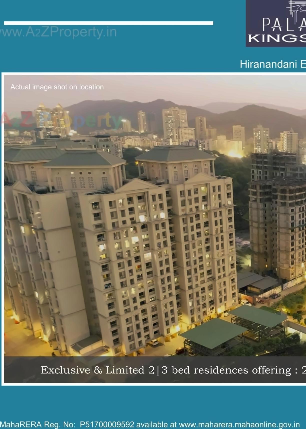 3D Elevation of real estate project Palacia located at Thane-m-corp, Thane, Maharashtra