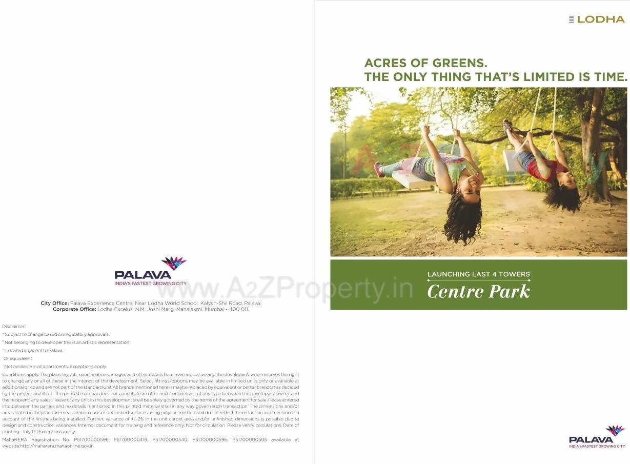  of real estate project Palava Lakeside A To located at Khoni, Thane, Maharashtra