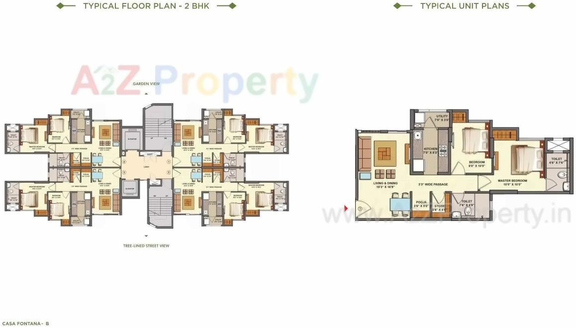 Layout of real estate project Palava Lakeside A To located at Khoni, Thane, Maharashtra