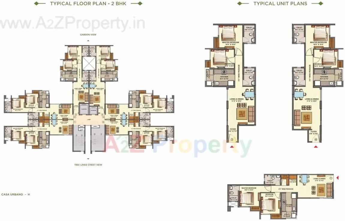 Layout of real estate project Palava Lakeside A To located at Khoni, Thane, Maharashtra