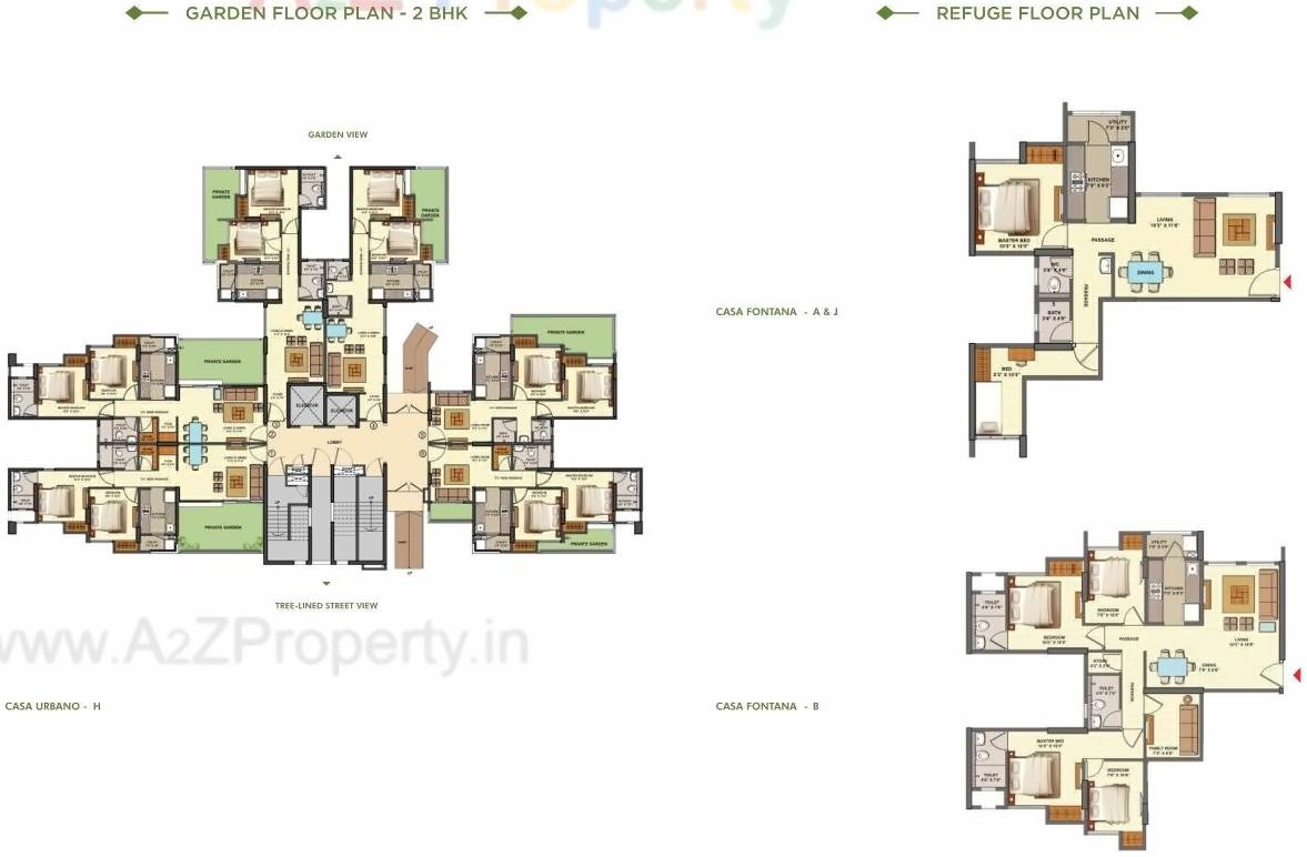Layout of real estate project Palava Lakeside A To located at Khoni, Thane, Maharashtra