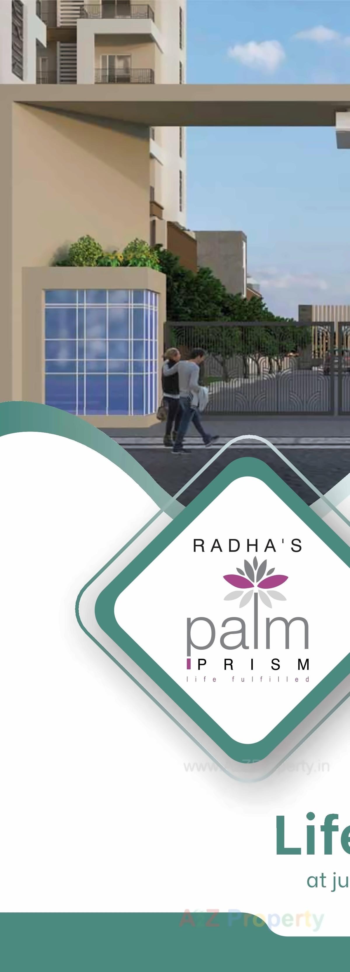 3D Elevation of real estate project Palm Prism located at Kalyandombivali-m-corp, Thane, Maharashtra
