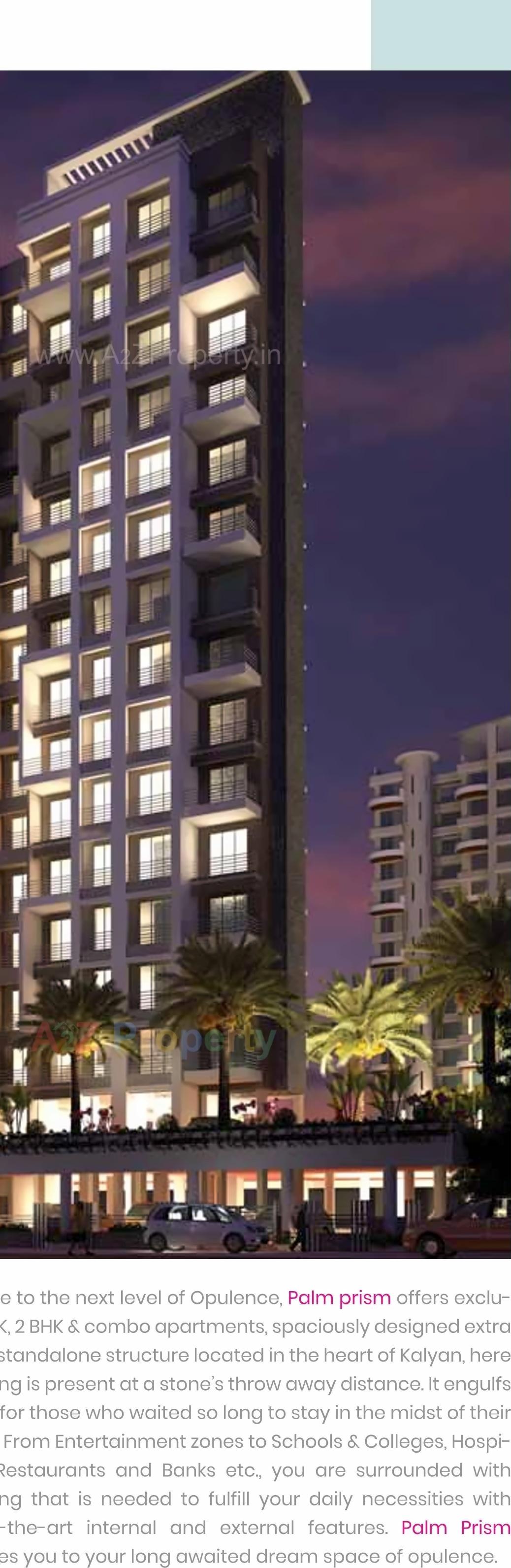 3D Elevation of real estate project Palm Prism located at Kalyandombivali-m-corp, Thane, Maharashtra