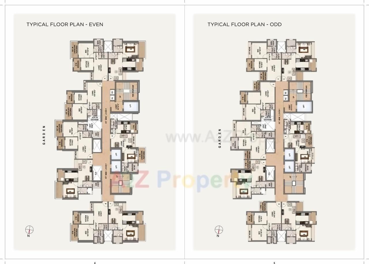 Layout of real estate project Parth Lakefront located at Navi-mumbai-m-corp, Thane, Maharashtra