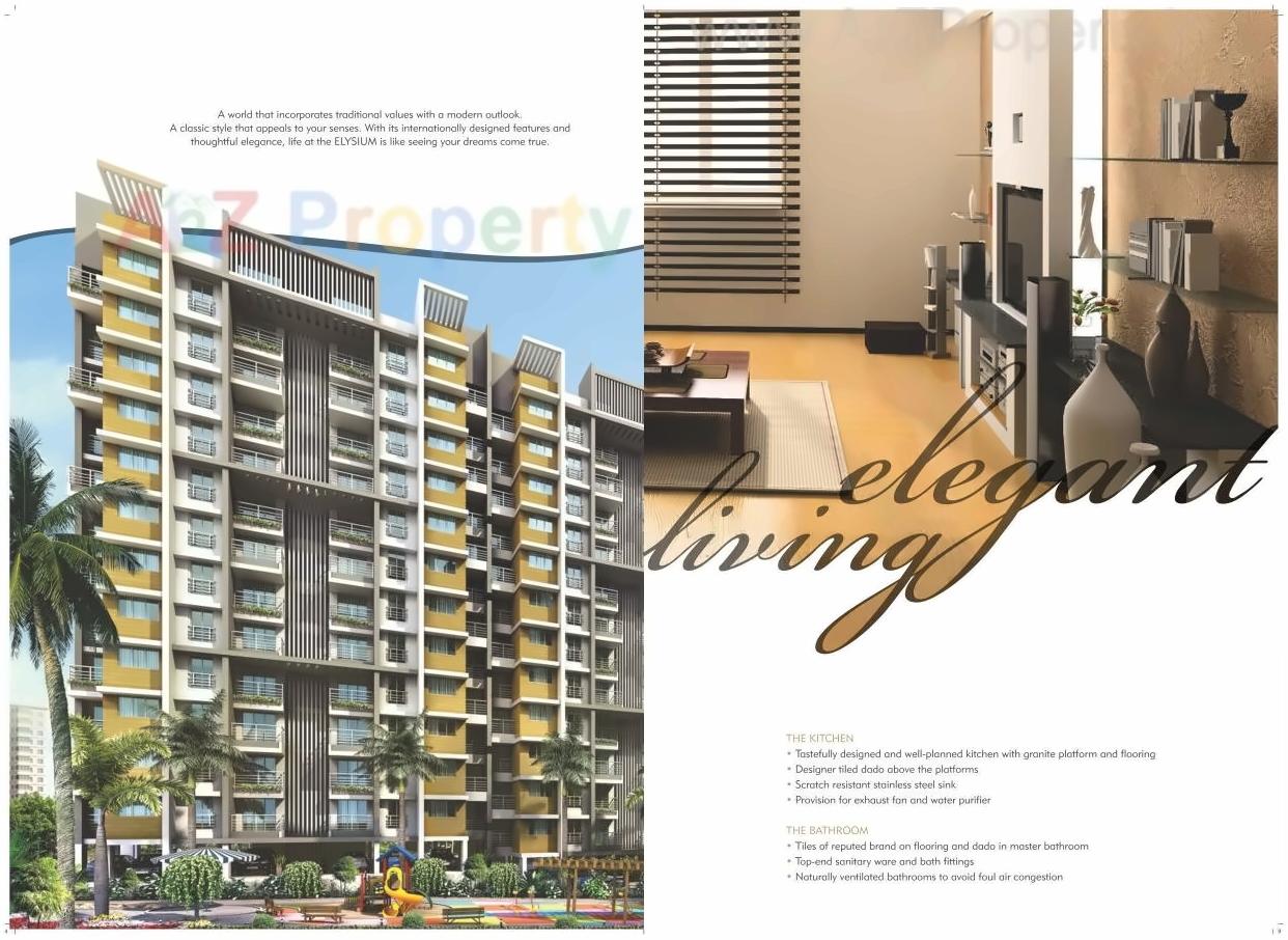 3D Elevation of real estate project Patels Elysium located at Ambarnathm-cl, Thane, Maharashtra
