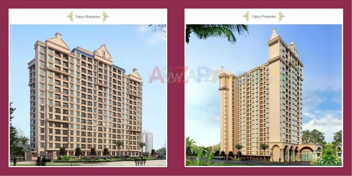 3D Elevation of real estate project Pineshire located at Ambivali-tarf-chon, Thane, Maharashtra