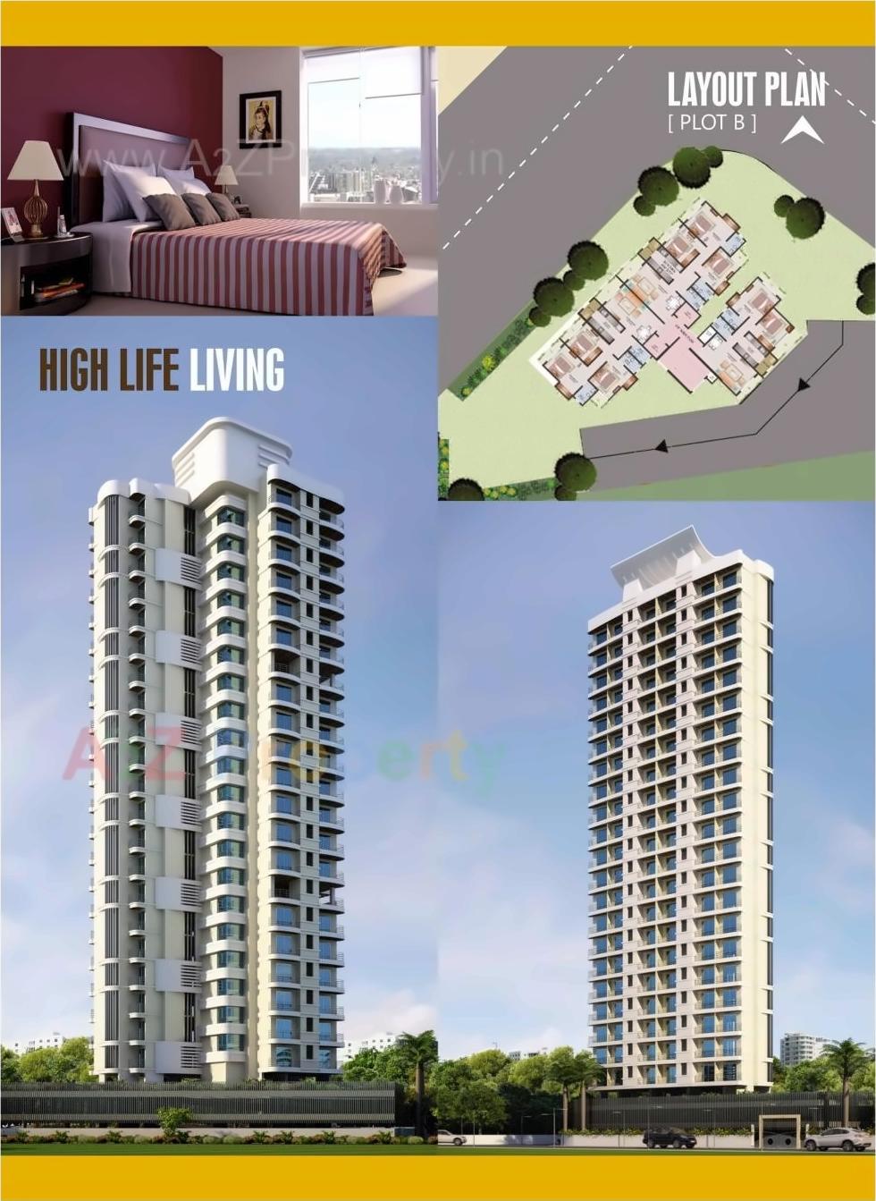 3D Elevation of real estate project Pinnacolo located at Mirabhayandar-m-corp, Thane, Maharashtra