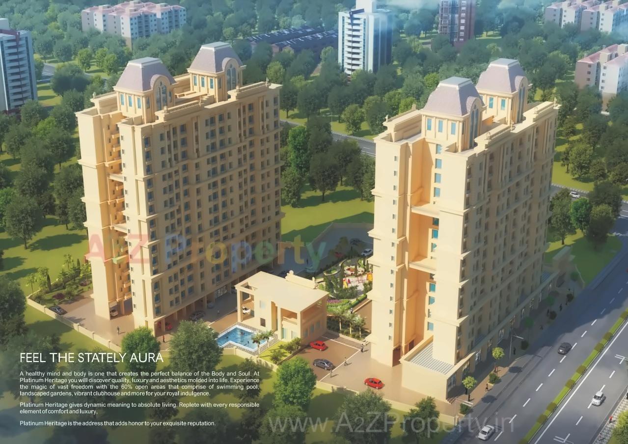 3D Elevation of real estate project Platinum Heritage located at Thane-m-corp, Thane, Maharashtra