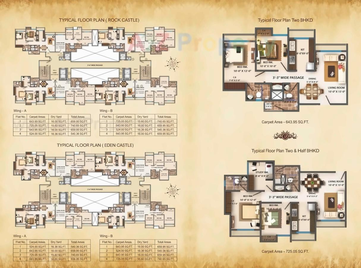 Layout of real estate project Platinum Heritage located at Thane-m-corp, Thane, Maharashtra