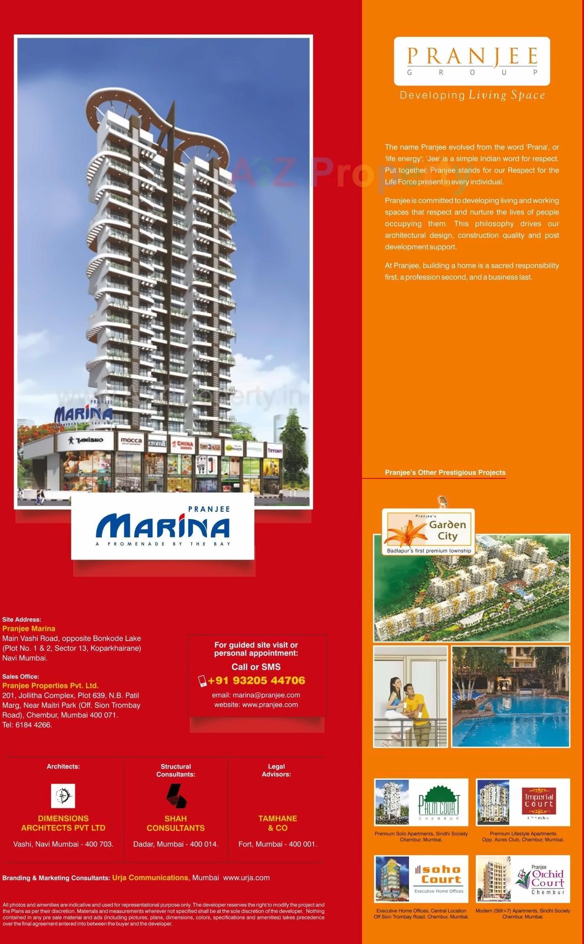  of real estate project Pranjee Marina located at Navi-mumbai-m-corp, Thane, Maharashtra