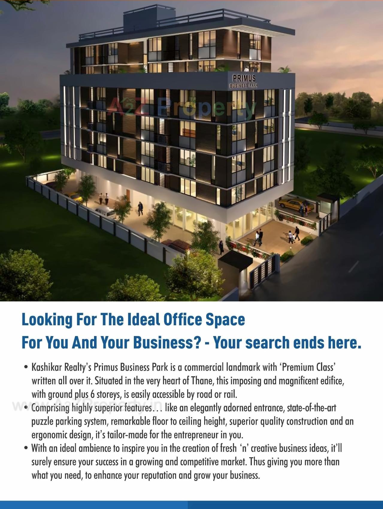 3D Elevation of real estate project Primus Business Park located at Thane-m-corp, Thane, Maharashtra