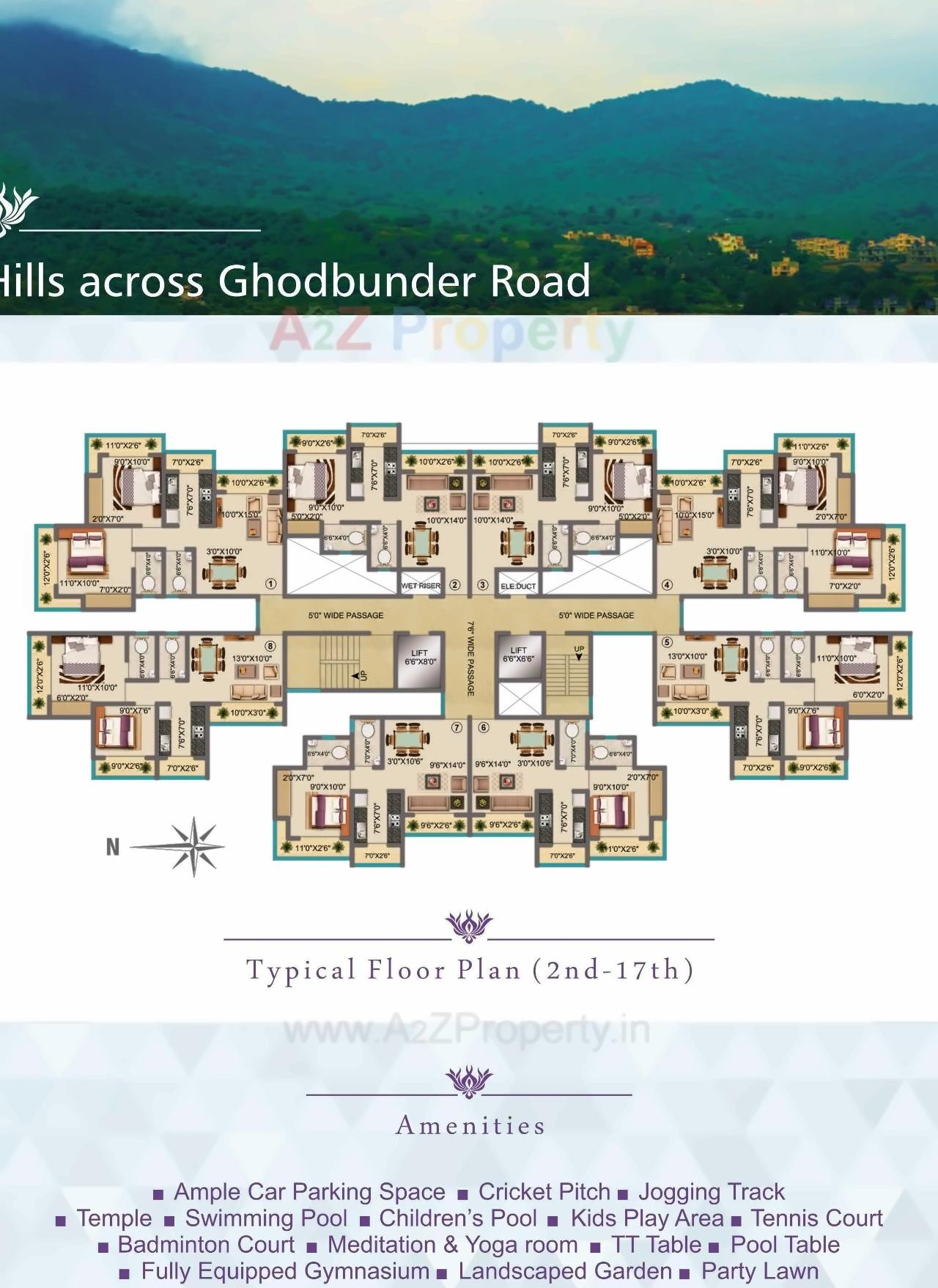 Layout of real estate project Prithvi Pride located at Mirabhayandar-m-corp, Thane, Maharashtra