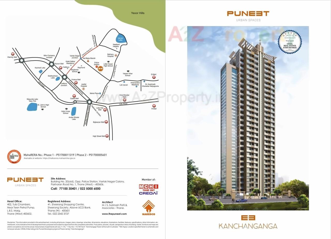  of real estate project Puneet Kanchanganga Floor 26 To Floor located at Thane-m-corp, Thane, Maharashtra
