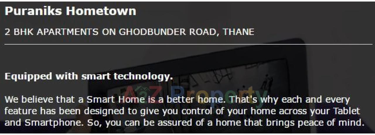  of real estate project Puranik Home Town located at Thane-m-corp, Thane, Maharashtra